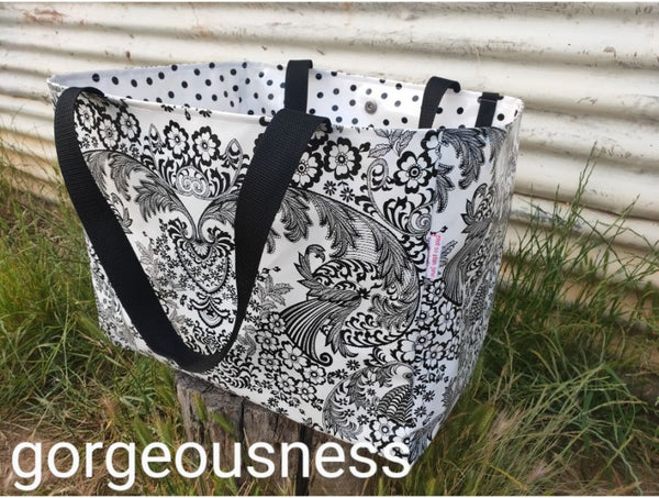 XL bags - oilcloth