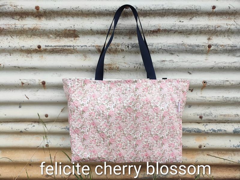 large bags - liberty laminated fabric