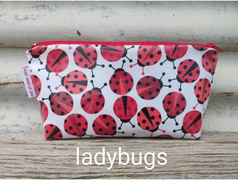 make-up bags - laminated fabric