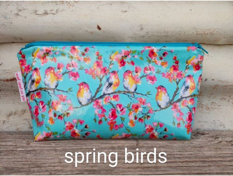 make-up bags - laminated fabric