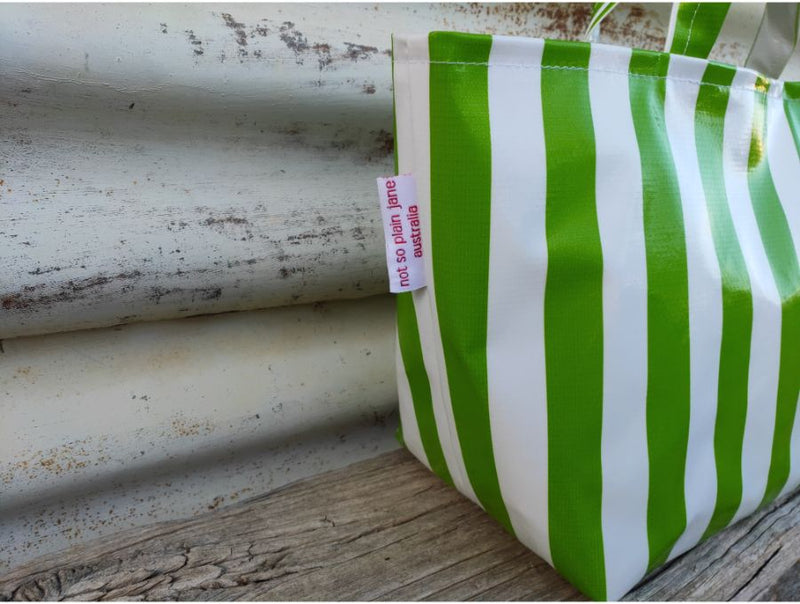 lunch bags - oilcloth fabric