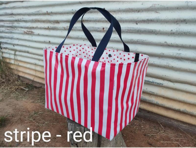 XL bags - oilcloth