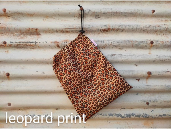 SALE - drawstring bags - waterproof fabric