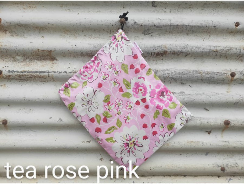SALE - drawstring bags - laminated fabric