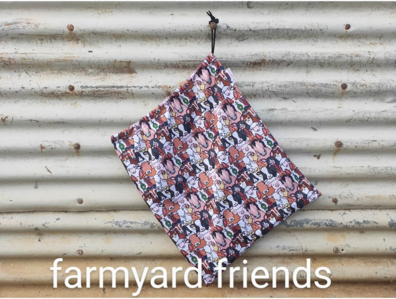 SALE - drawstring bags - jumbo size - polyurethane laminate