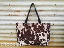 large bags - faux cowhide