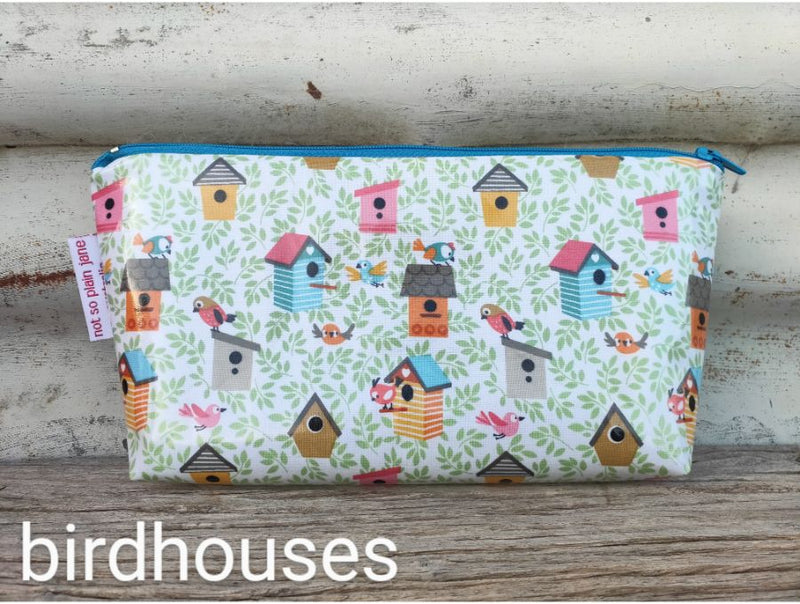 make-up bags - laminated fabric