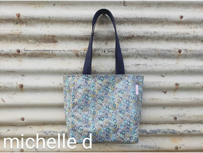 shopper bags - liberty laminated fabric