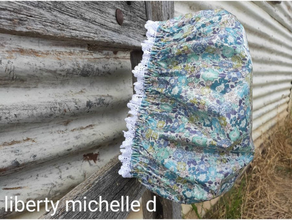shower caps - liberty laminated fabric