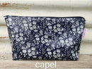 toiletry bags - liberty laminated fabric